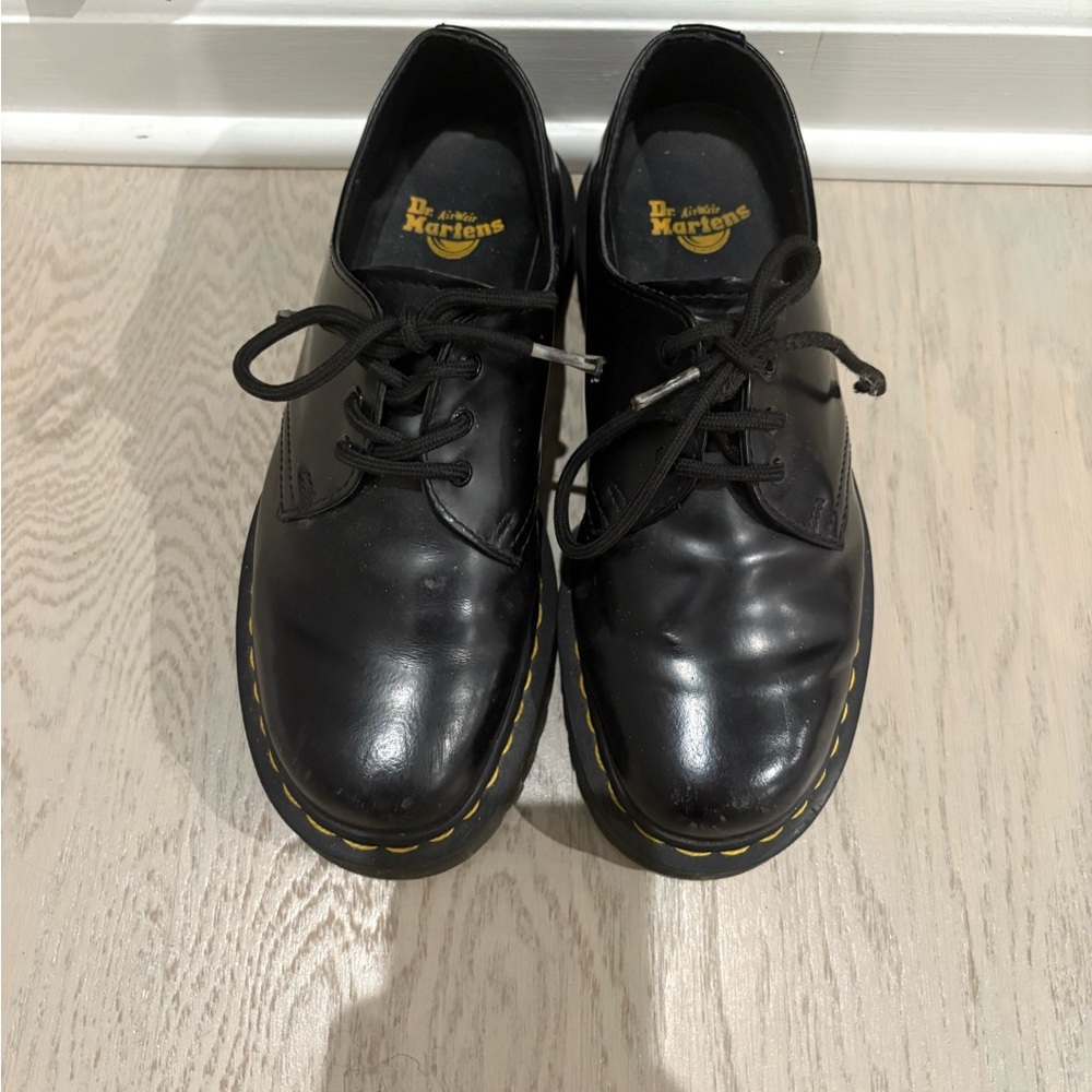 Dr. Martens Women 8053 LEATHER PLATFORM SHOES